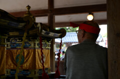 祭り　背中で語る男たち壱