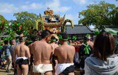 祭り　背中で語る男たち弐