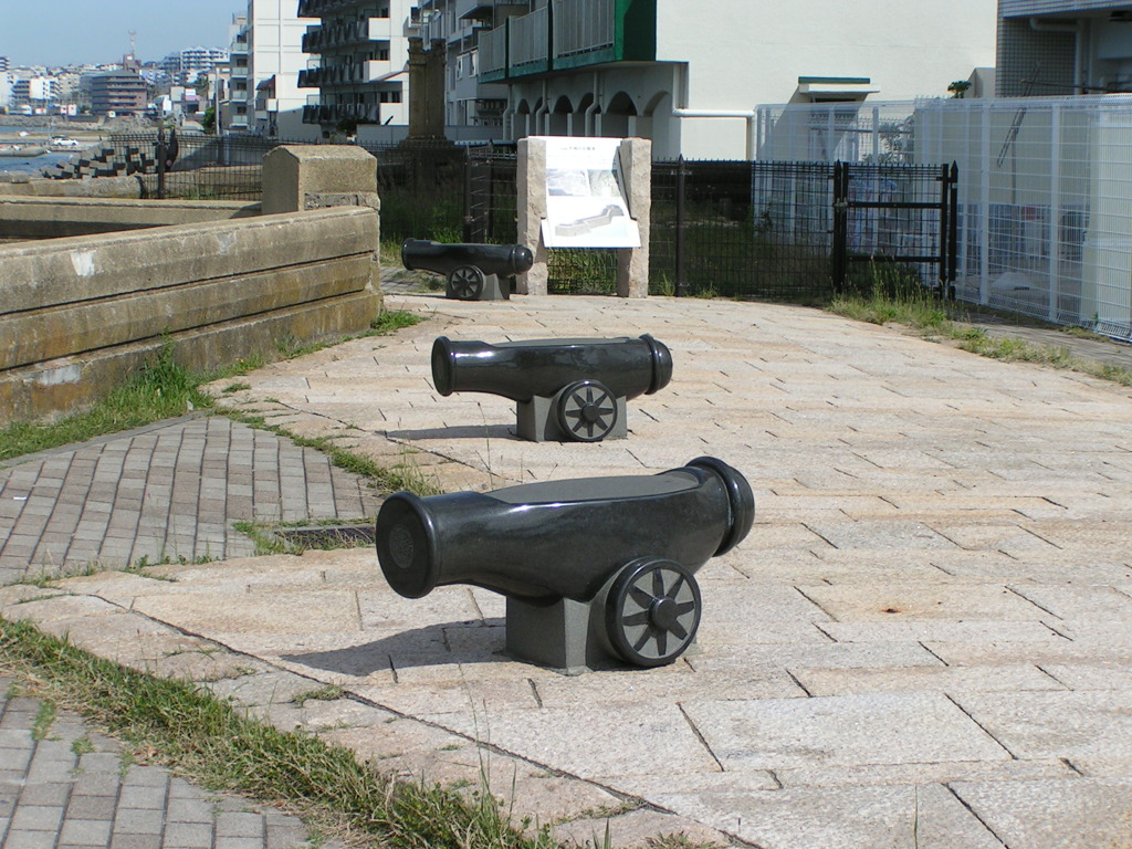 舞子砲台跡のオブジェ