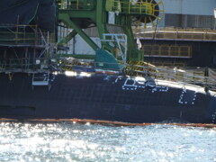 とうりゅう　偽装中の艦首部2