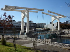 神戸港風景1　はね橋