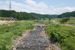 聖水流るる櫛池川