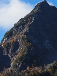 秋の明神岳