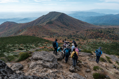 安達太良山から望む和尚山