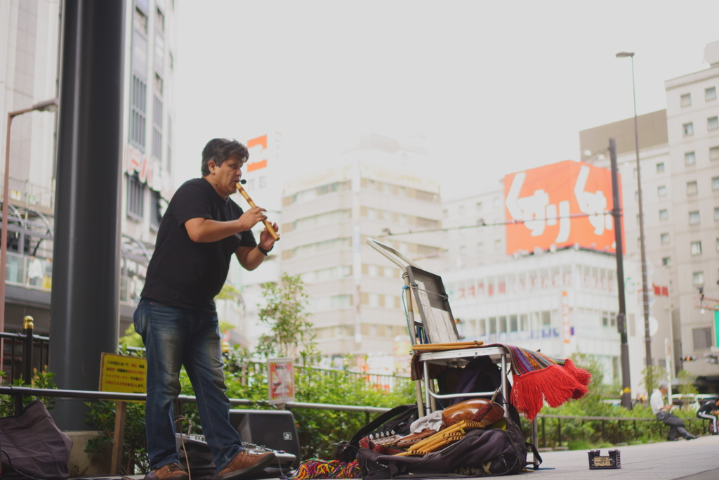 梅田のパフォーマー