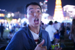 日本vsサモア戦にて