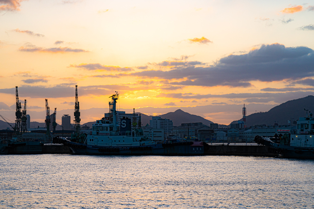 Sunset in Kobe