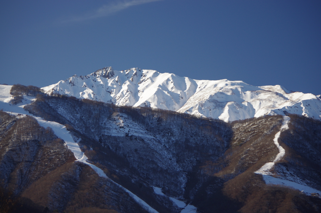 雪山(サンサンパーク白馬より)