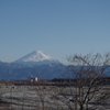 山梨県韮崎市からの富士山