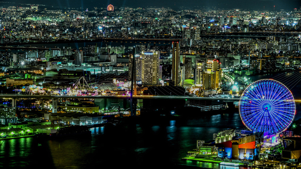 大阪港の夜景