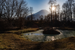 忍野村からの富士