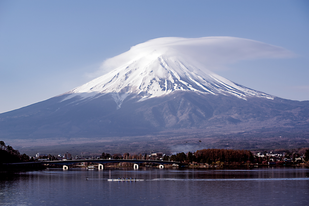 絶景を背に