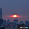 バンコクの夕陽
