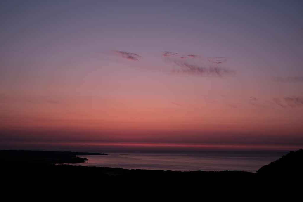 夕焼け練習