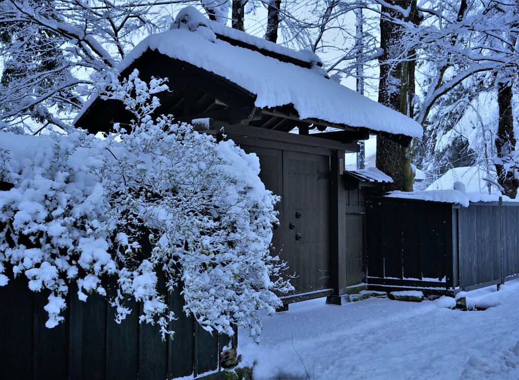 雪花門  　武家屋敷　秋田角館