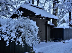 雪花門  　武家屋敷　秋田角館