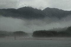 朝霧の大正池　2019.9