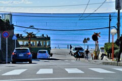 江ノ電　鎌倉高校前