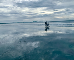 ある日の浜辺　