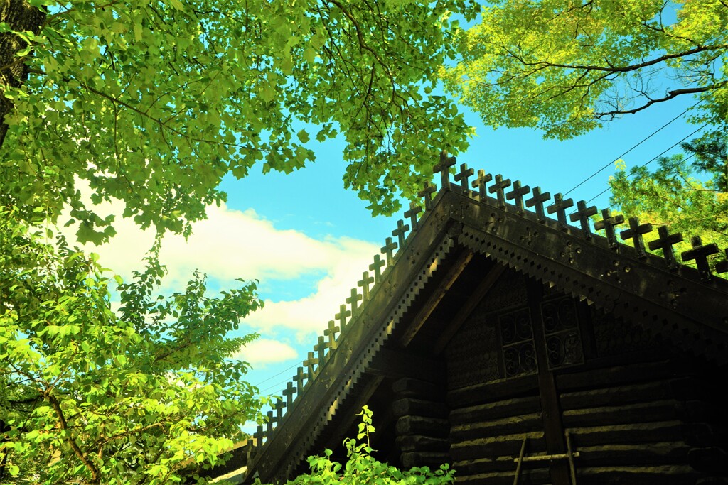 碌山美術館　別棟