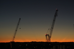 二人の・・？　夜明け