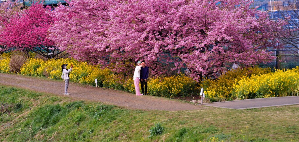 自撮り・・仲良しな二人