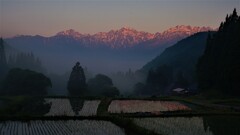 明け行く空に・・