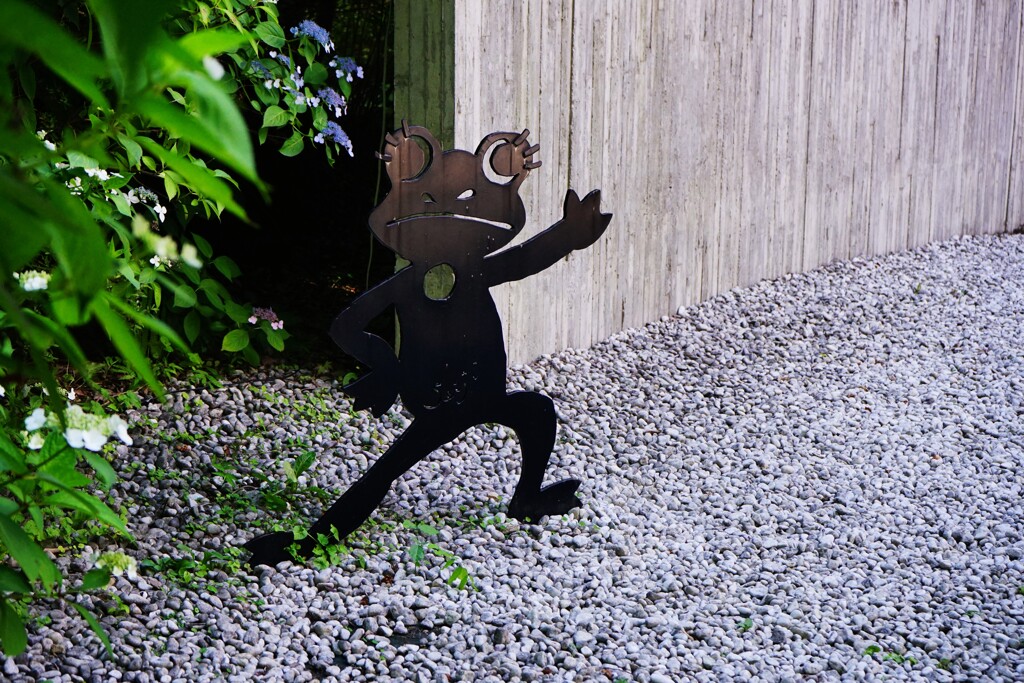 ケロヨンのお出迎え