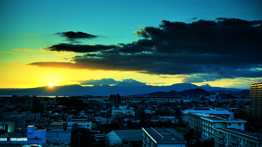何でもない一日の日暮れ