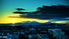 何でもない一日の日暮れ