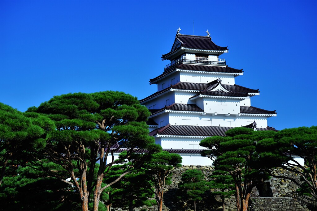 夏・会津若松城