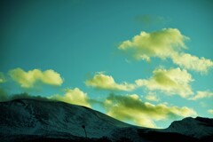 ぽかりと浮かんで・・色づく