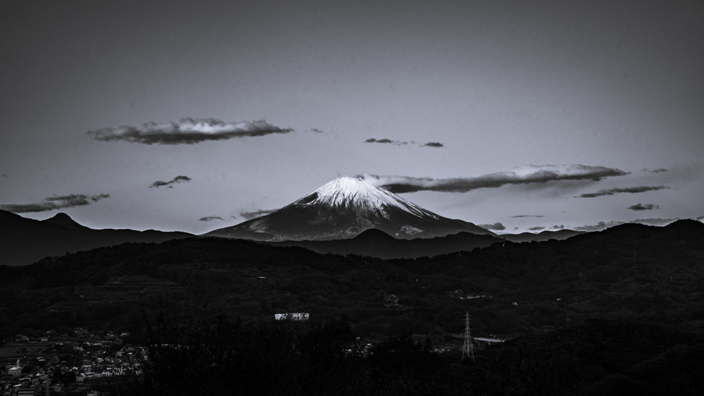 12月の富士山