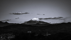 12月の富士山