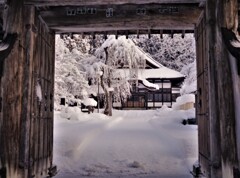 武家入口のお寺