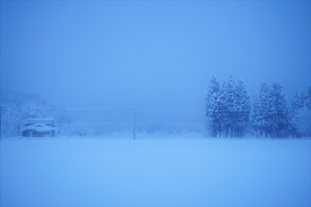 雪国の朝