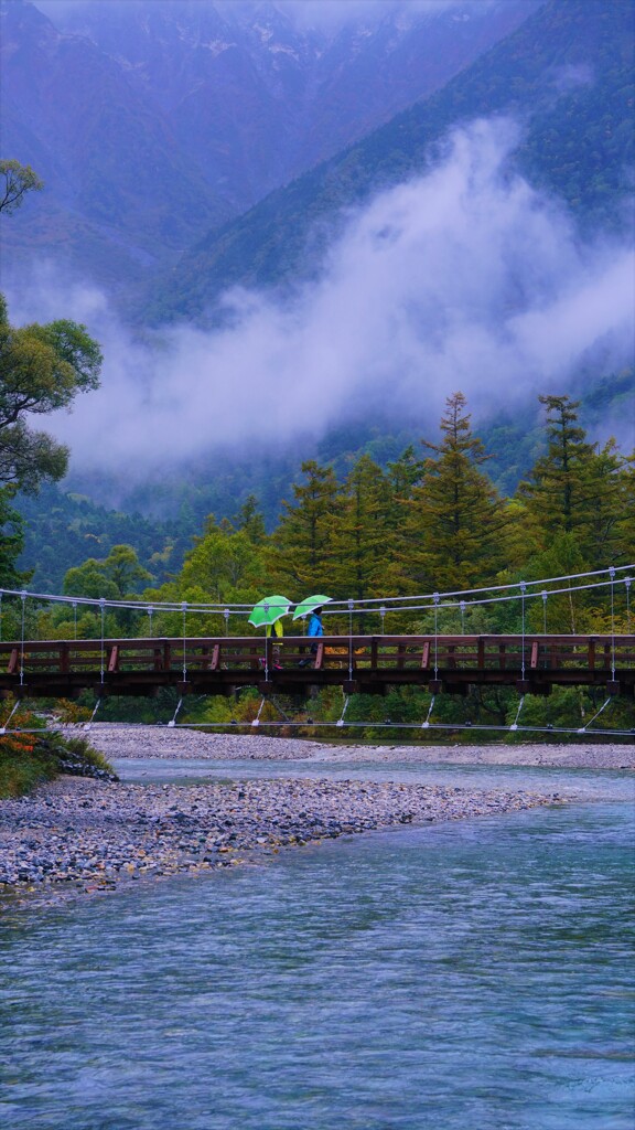 雨の河童橋