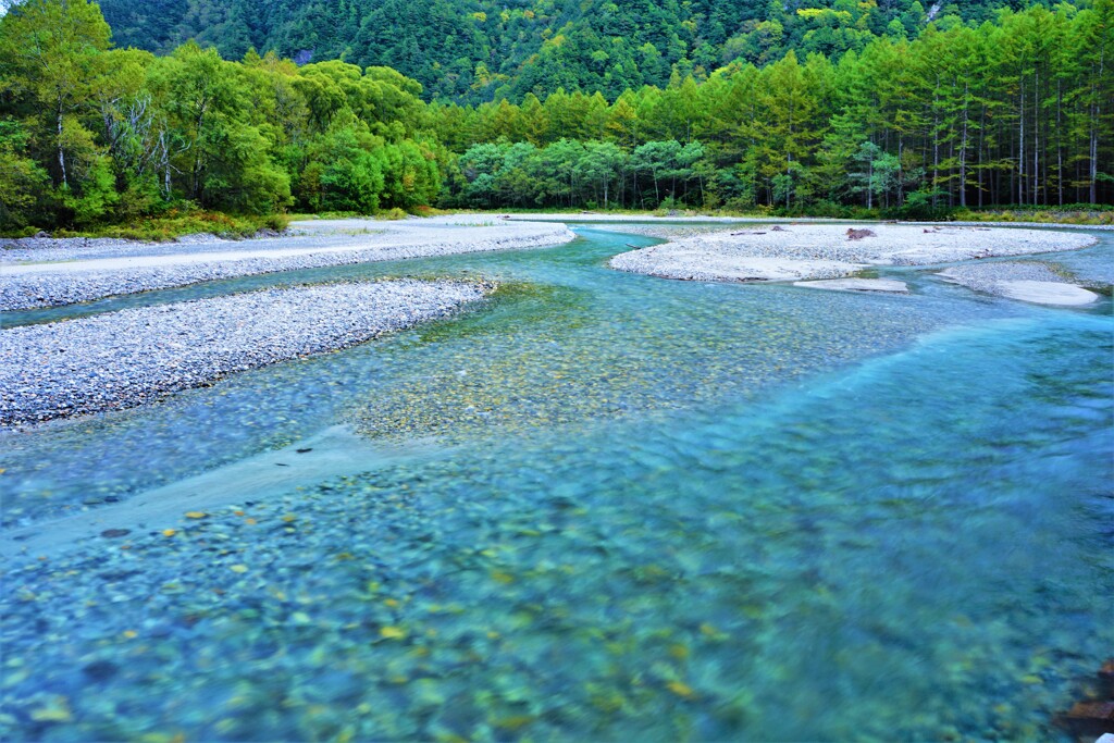 上高地　梓川