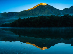 焼岳　夜明け