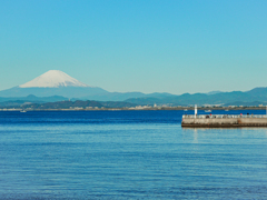 江ノ島からの富士山