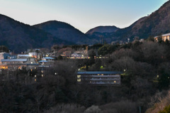 夕暮れの強羅