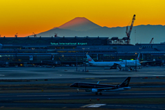 夕焼けのtake off