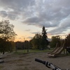 sunset by the park