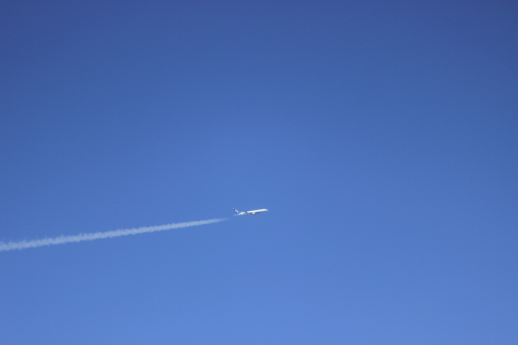大空で並走