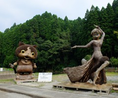 熊本県山都町にて