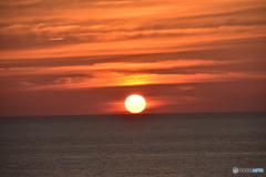 日本海の夕日