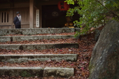 晩秋の呑山観音寺