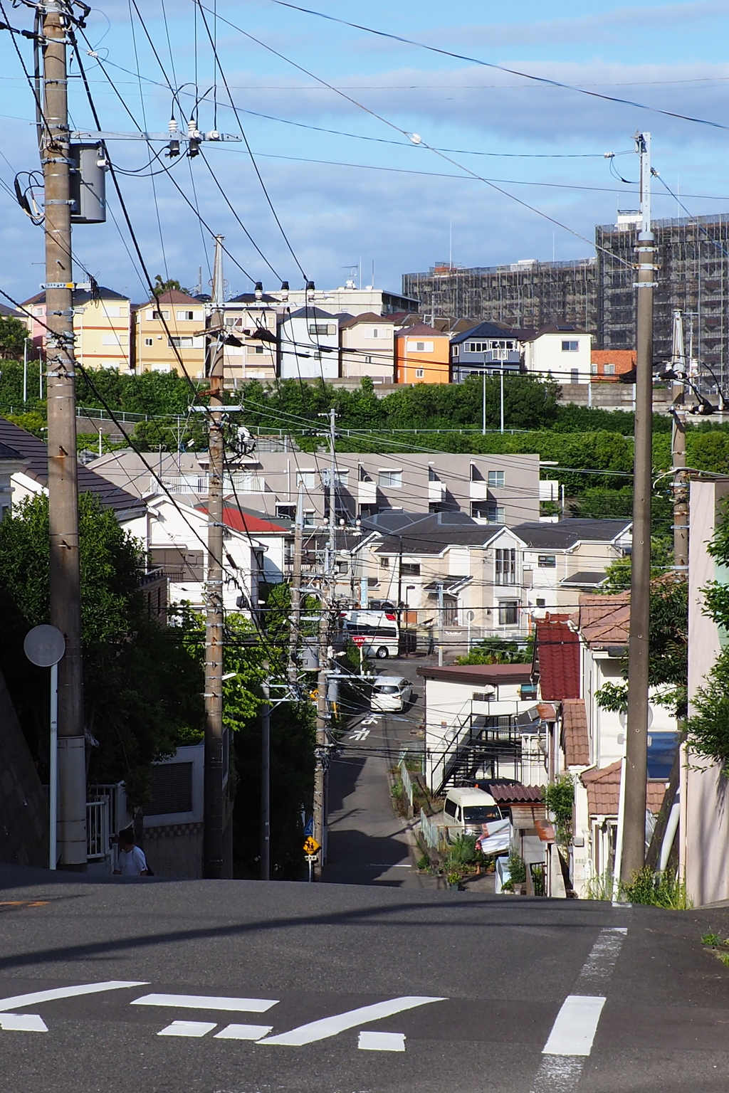 横浜的坂のある風景 1