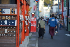 夕暮れ時の小町通り