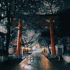 夜の花園神社